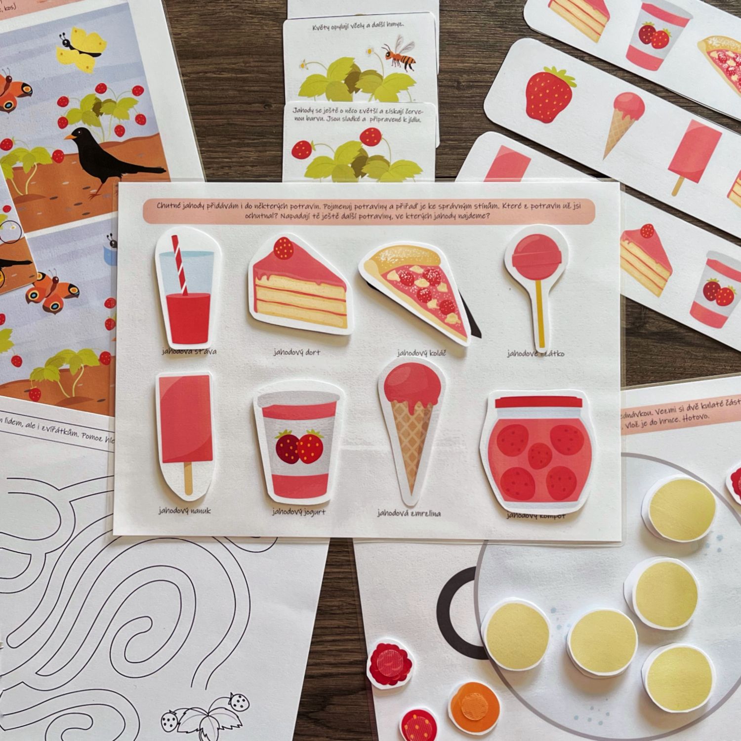 Jahůdkohraní – aktivity pro děti na téma jahody