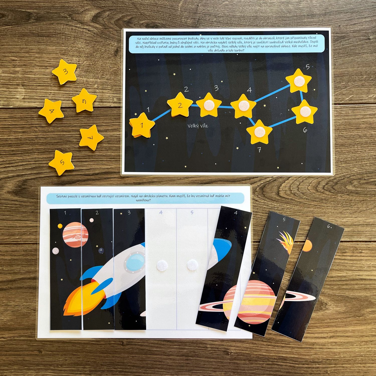 Knížka na suchý zip Vesmír, PDF - Obrázek 4