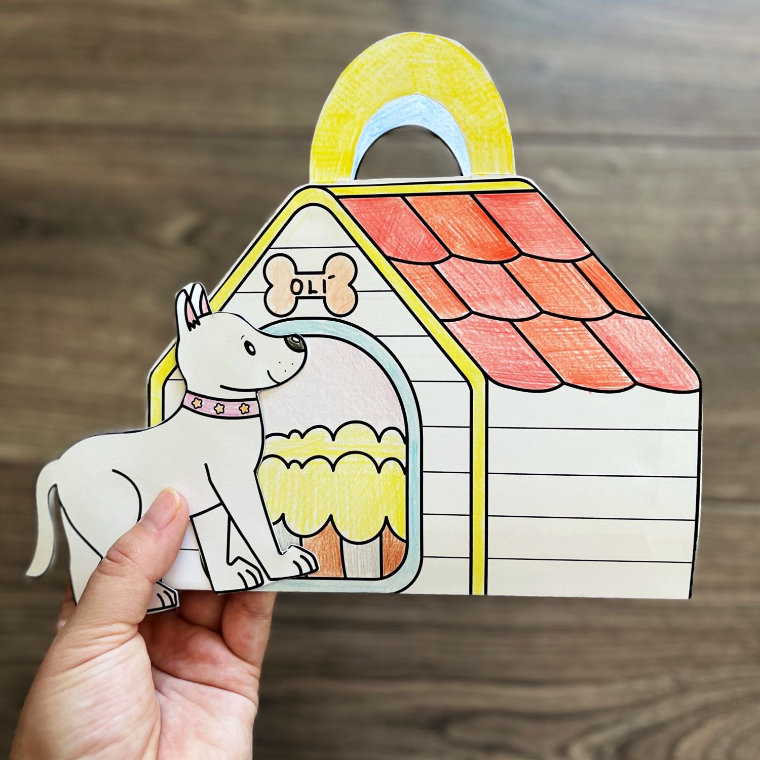 Vystřihovánka psí domeček,PDF