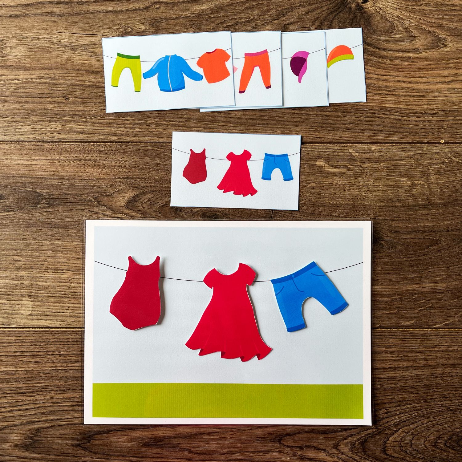 Oblečení, aktivity na suchý zip, PDF - Obrázek 6