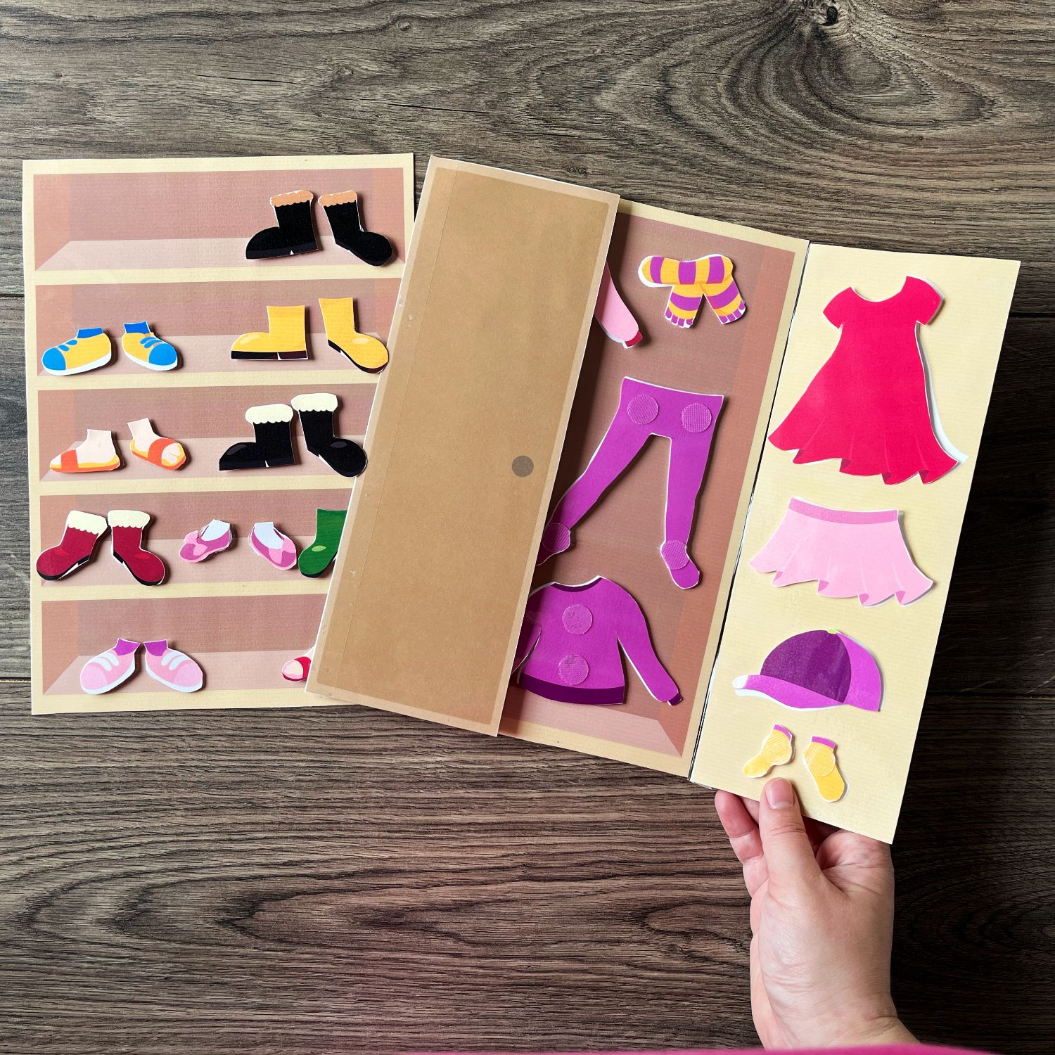 Oblečení, aktivity na suchý zip, PDF - Obrázek 10