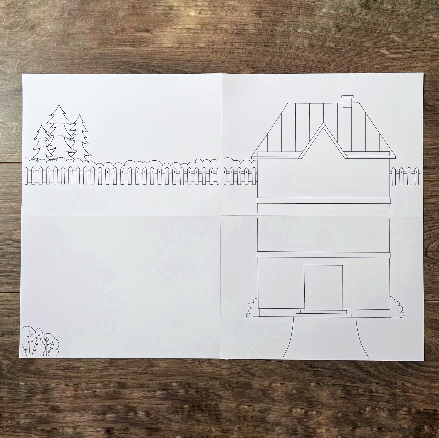 Omalovánka a vystřihovánka moje školka, PDF - Obrázek 3